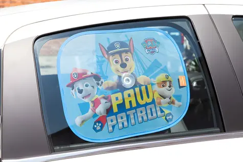 Colzani Auto-Sonnenschutz PAW Patrol blau / Sonnenschutz / 44 x 35 cm / 2 Stück / Saugnäpfe