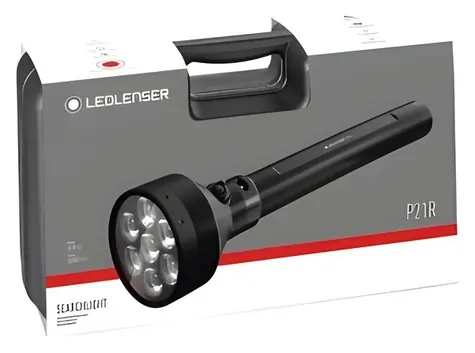 Ledlenser P21R schwarz / Taschenlampe / 12000/5000/2000/220 lm / IP68 / 3x Li-FePO4
