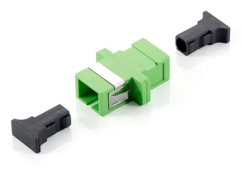 Equip Adapter SC/ APC grün / Optischer Adapter / Singlemode / Simplex / 12 Stück