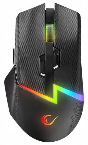 Rampage Drop M3 V2 schwarz / Kabellose Gaming-Maus / optisch / 24000 DPI