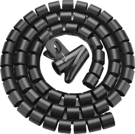 Ugreen Kabelspirale schwarz / Kabelorganizer / 1 Stück