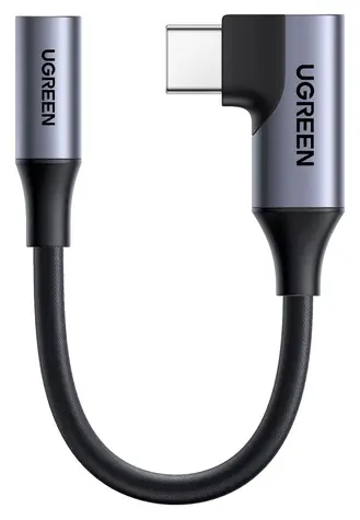 Ugreen 95589 / Adapter / USB-C - 3,5-mm-Klinkenanschluss / 24 Bit/96 kHz / 10 cm