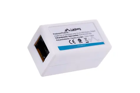 Lanberg RJ45-RJ45 weiß / Netzwerkkabelstecker / Cat5e / UTP ungeschirmt