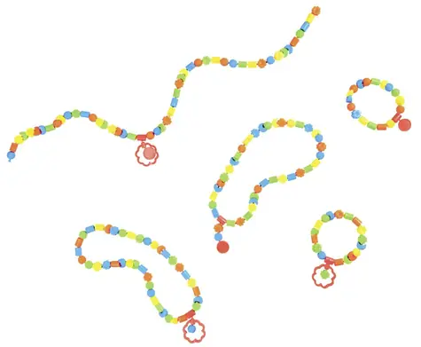 Simba Art&Fun Neon-Schnappperlen / Kreativset / 250 Stück