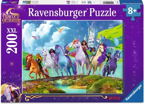 Ravensburger Puzzle Einhorn-Akademie XXL / 200 Teile / Größe 49x36 cm
