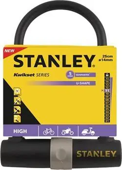 Stanley U-förmiges Fahrradschloss / Fahrradschloss / U-Profil / Schlüssel