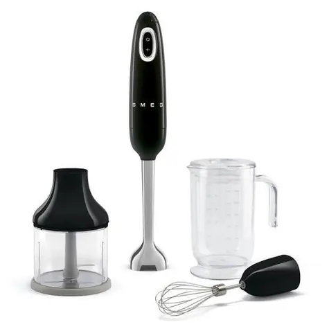 SMEG HBF03BLEU schwarz / Stabmixer / 700 W / Turbo / 1,4 l