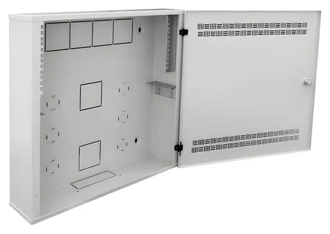 DATACOM 4U+2U 150mm LUX grau / 19"-Rack / Wandmontage / 6U / Tiefe 150 mm / Breite 550 mm