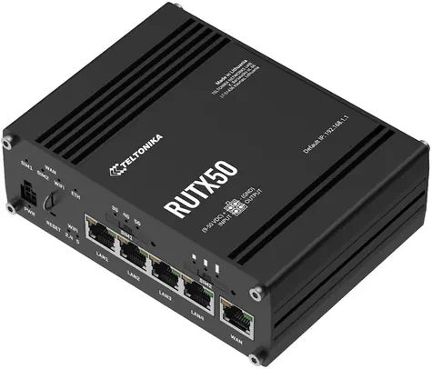 Teltonika RUTX50 / Router / 5G / LTE / WLAN / Dual-SIM & eSIM