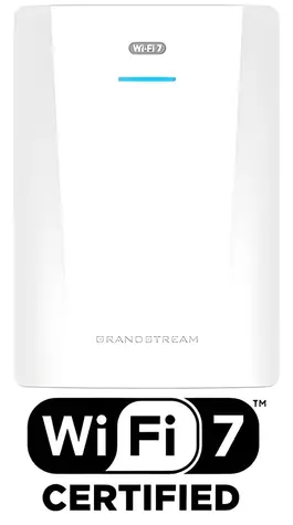 Grandstream GWN7670WM / Access Point / Wi-Fi 7 / Dualband 2,4 & 5 GHz / 2,5G LAN/WAN / PoE+ / 256 Clients