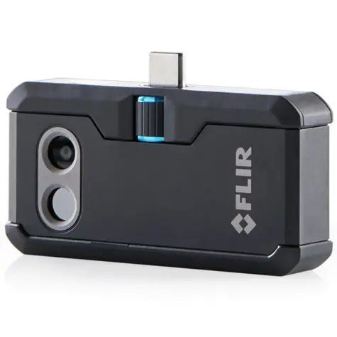Flir One Pro für iOS USB-C Schwarz / Wärmebildkamera für Smartphones / MSX / 12 µm / 8,7 Hz / 160 × 120 px