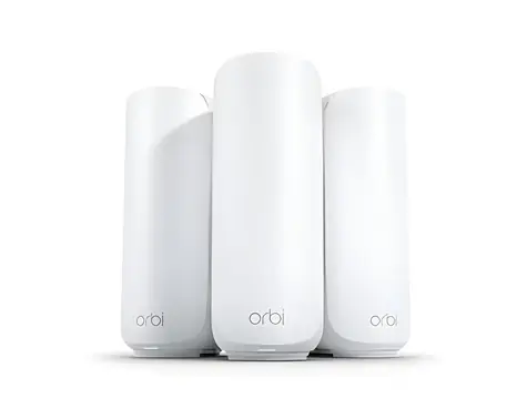Netgear Orbi 370 weiß (3 Stück) / Mesh-Router / Wi-Fi 7 / Dualband / 3500 Mbit/s / 2x LAN