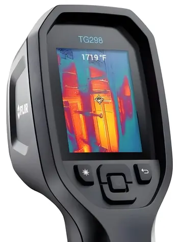 Flir TG298 schwarz / Wärmebildkamera / IR-Auflösung 160x120 / MSX 320x240 / -25 bis 1080°C / Laser / IP54