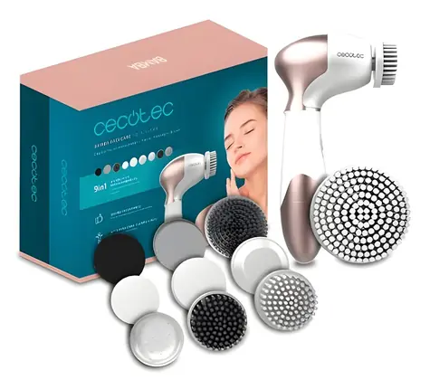 Cecotec FaceCare TotalClean Bamba weiß / Hautpflegegerät / 9 in 1