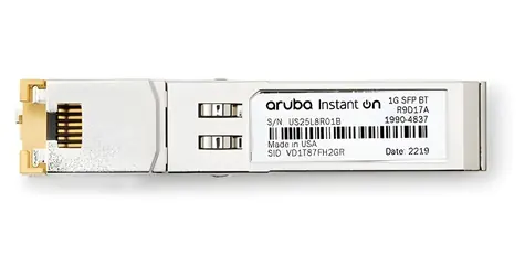HPE Networking Instant On 1G SFP RJ45 Transceiver / 1 Gbit/s / Cat5e / 100 m