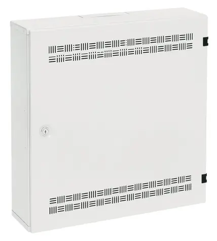 Solarix LC-18 weiß / Wandmontierter Datenschrank / 550 x 550 x 150 mm / Schienen 2U, 4U, 11U / IP20