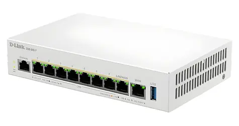 D-Link DBR-600-P/E / PoE-Router für Unternehmen / Firewall / 7x LAN / IEEE 802.3at