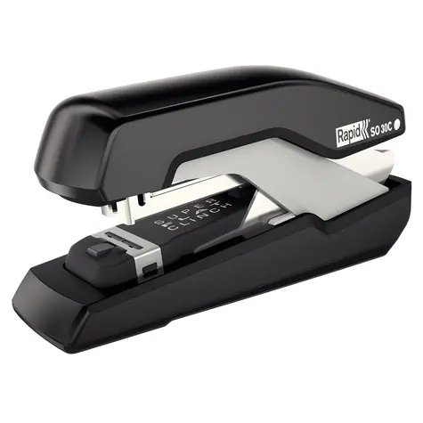 Rapid Supreme Omnipress SO30c schwarz / Hefter / kompakt / 30 Blatt / SuperFlatClinch