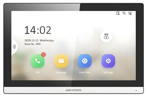 HIKVISION DS-KH6350-TE1 / IP-Heimmonitor / 7"-Touchscreen / PoE