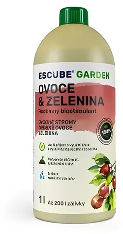 ESCUBE Trinkflasche GARDEN Obst und Gemüse / 1000 ml