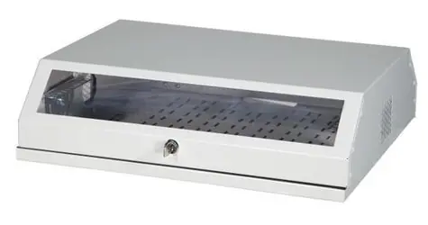 EFB 691703VWS weiß / Wandmontage-Rack / 19" / 3 HE vertikal + 5 HE horizontal / Stahl