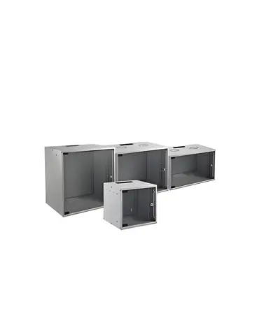 EFB WGB-1909GR.45 grau / Wandschrank / 9 HE / Tiefe 450 mm / Tragfähigkeit 80 kg / unmontiert