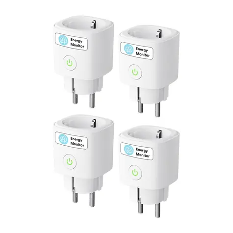 Meross MSS315CFH- EU / Intelligente Steckdose / WLAN / Matter / Energieverbrauchsmessung / 4er-Set