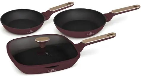 BERLINGERHAUS Leonardo Nordic Kollektion / Set mit 4 Pfannen und Titanbeschichtung