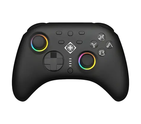Deltaco GAM-198 schwarz / Gamepad / RGB / Bluetooth 5.3 / kabellos und kabelgebunden / für Nintendo Switch & PC