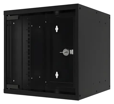 EFB WGB-1004TS.30 schwarz / Wandschrank / 10" / 4U / 312x215x300 mm / IP20