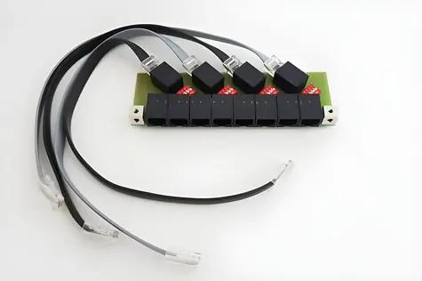 Wantec AW4000 / Erweiterungs-Patchpanel / Für Auerswald 4000 / 4X RJ-45