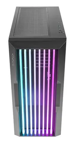 Azza Guardian 520B schwarz / PC-Gehäuse / Midi-Tower / gehärtetes Glas / ARGB / ATX, EATX, ITX, mATX / ohne Netzteil