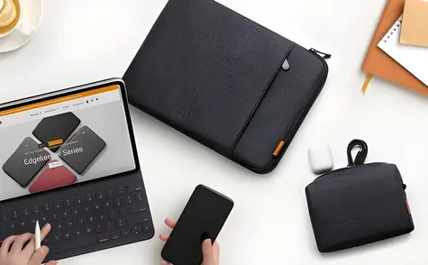 Inateck LB01006/S1 schwarz-grau / Laptoptasche / 14" / Zubehörfach / MacBook Pro
