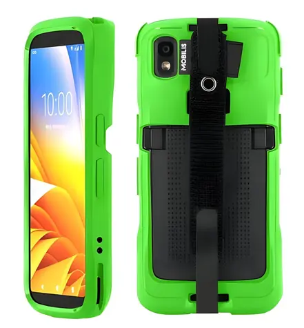 Mobilis ProTech TC22/TC27 grün / Schutzhülle für Terminal / mit Handschlaufe / Softbag