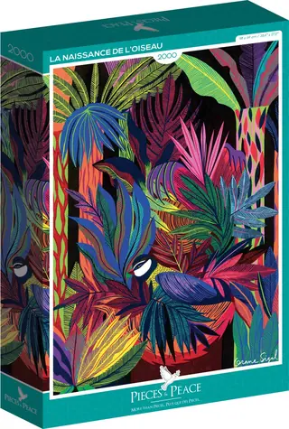 PIECES & PEACE Puzzle „Geburt eines Vogels“ / 2000 Teile / 98 x 69 cm