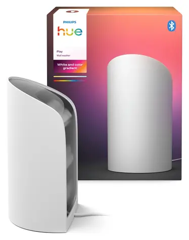 Philips Hue Play Wandfluter weiß / Intelligente LED-Leuchte / Bluetooth/Zigbee / RGB 16 Millionen Farben / 1035 lm