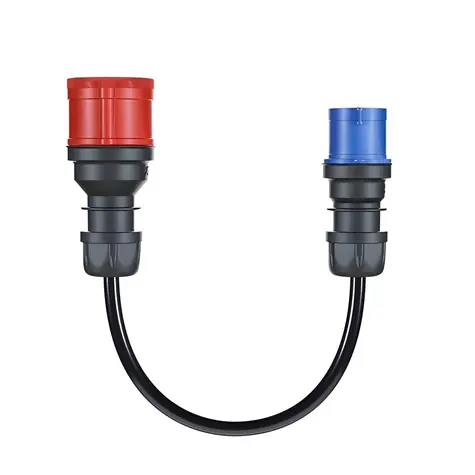go-e Adapter CH-04-31 CEE16 3F auf CEE16 1F schwarz / Adapter / Campingsteckdose / Gemini flex, HOME+ 11 kW / Länge 30 cm