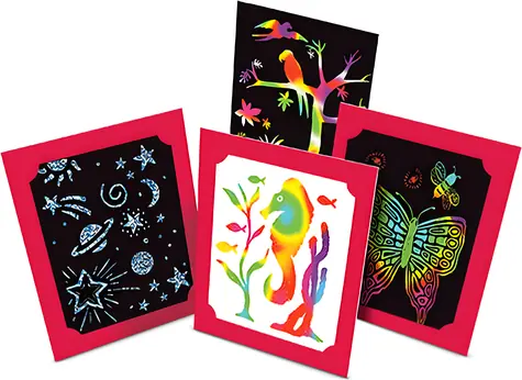 Melissa & Doug Deluxe Rubbelbilder, 16-teiliges Kreativset, 21,5 x 14 cm, ab 4 Jahren