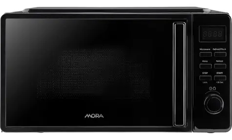 Mora MT323B schwarz / Mikrowelle / 700 W / 20 l / elektronische Steuerung