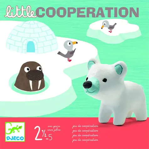 DJECO Brettspiel Kleine Kooperation / Kooperatives Spiel / 2-4 Spieler / ab 2,5 Jahren