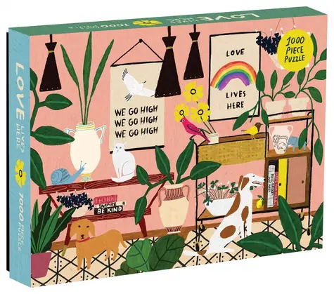 Galison Puzzle „Hier wohnt die Liebe“ / 1000 Teile