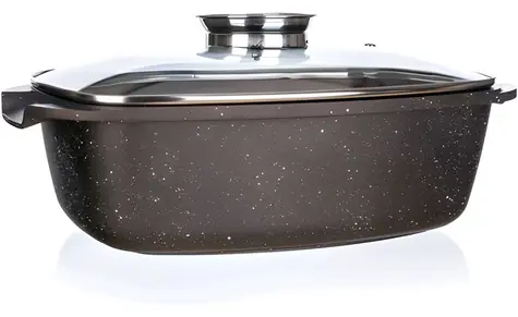 BANQUET Backform Premium Dunkelbraun / 39,5 x 22 x 11 cm / Aluminiumguss / Antihaftbeschichtung / Induktionsboden