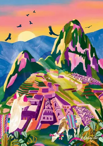 PIECES & PEACE Puzzle Machu Picchu / 1000 Teile / 47,8 x 69 cm