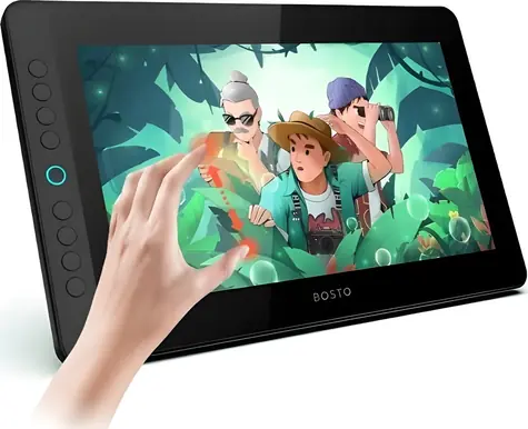 Bosto BT-12HDK-T / Grafiktablett / Full HD 1920×1080