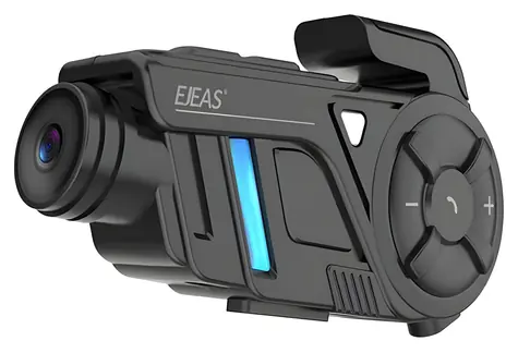 EJEAS K1Pro+ / Motorrad-Intercom / Mesh 3.0 / Bluetooth 5.1 / 2K-Video / Reichweite 1000 m / IP67