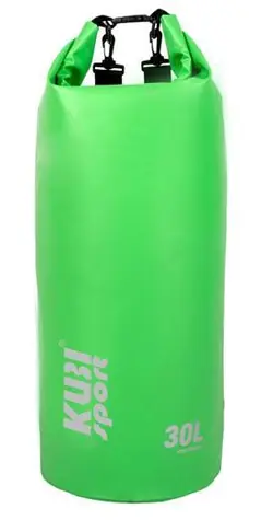 KUBISPORT Bootstasche 30 l grün / Wasserdichte Tasche / Volumen 30 l