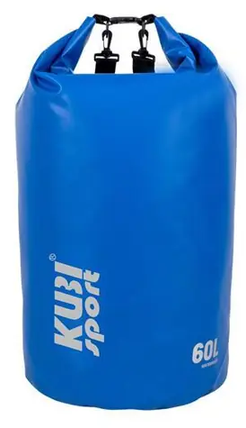KUBIsport Bootstasche 60 l blau / Wasserdichte Tasche / Volumen 60 l