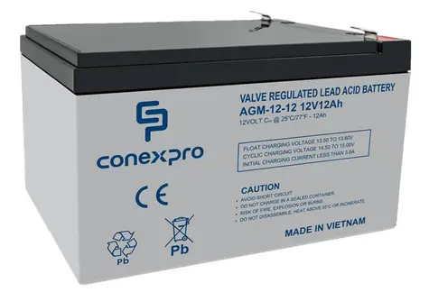 Conexpro AGM-12-12 / Batterie / AGM VRLA / 12V/12Ah / F2