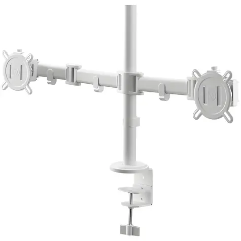One For All DM2220 weiß / Monitorhalterung / 13-32" / Tragkraft 8 kg / Für 2 Monitore