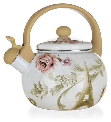 Banquet Paris / Wasserkocher / emailliert / pfeifend / 2,2 l
